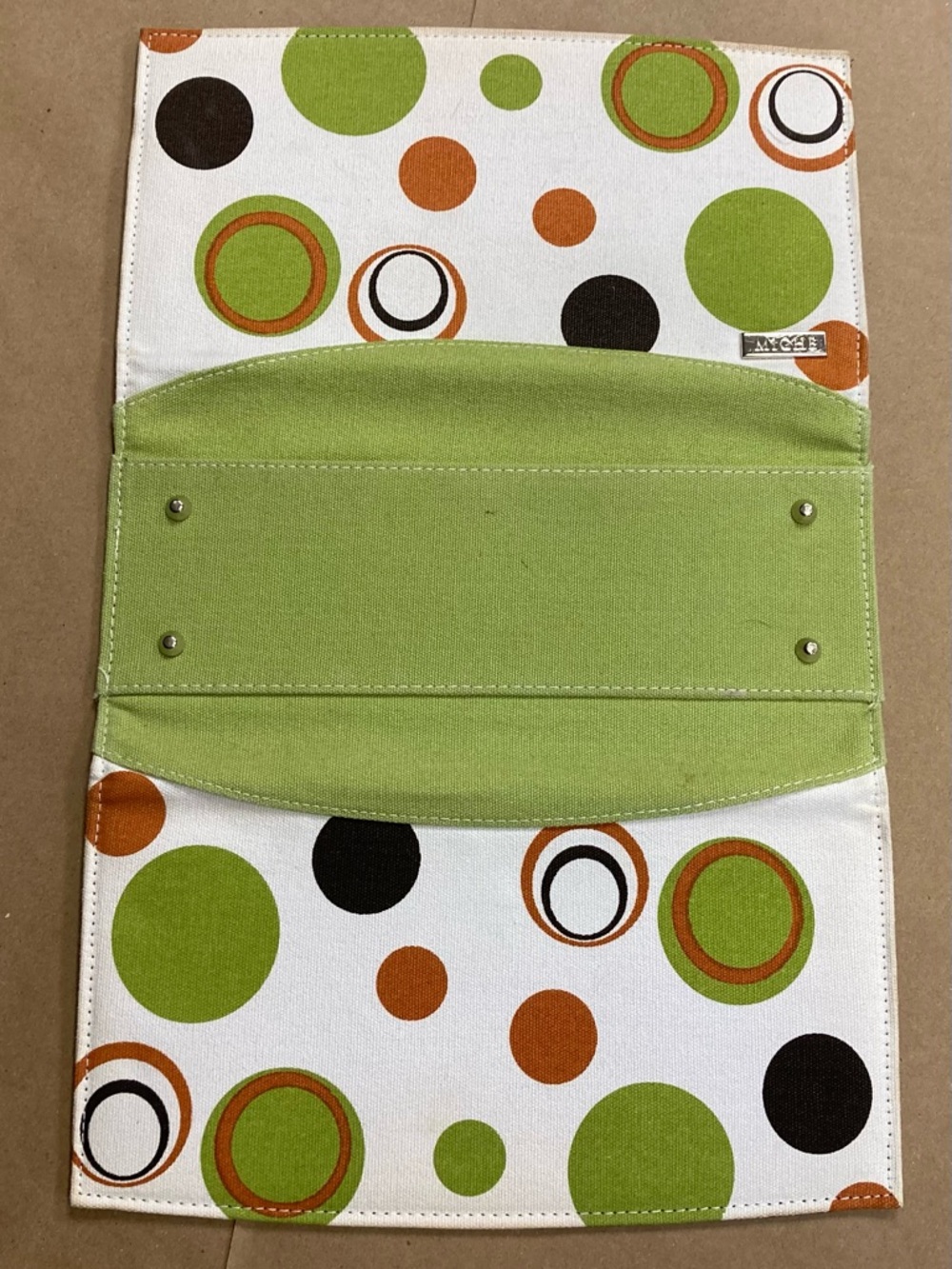 Miche Retro Dot Print Green Magnetic Purse Cover